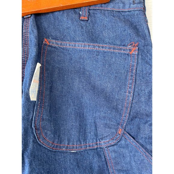 Vintage Montgomery Wards Mens Insulated Jeans 1960s 33/29 - Picture 10 of 16